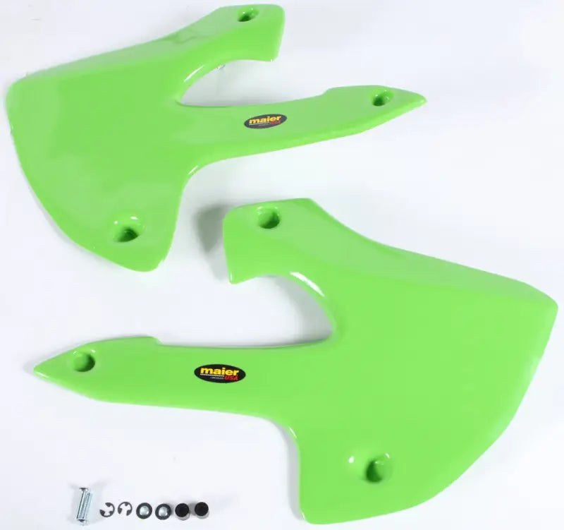 MAIER Radiator Scoops Green for Powersports