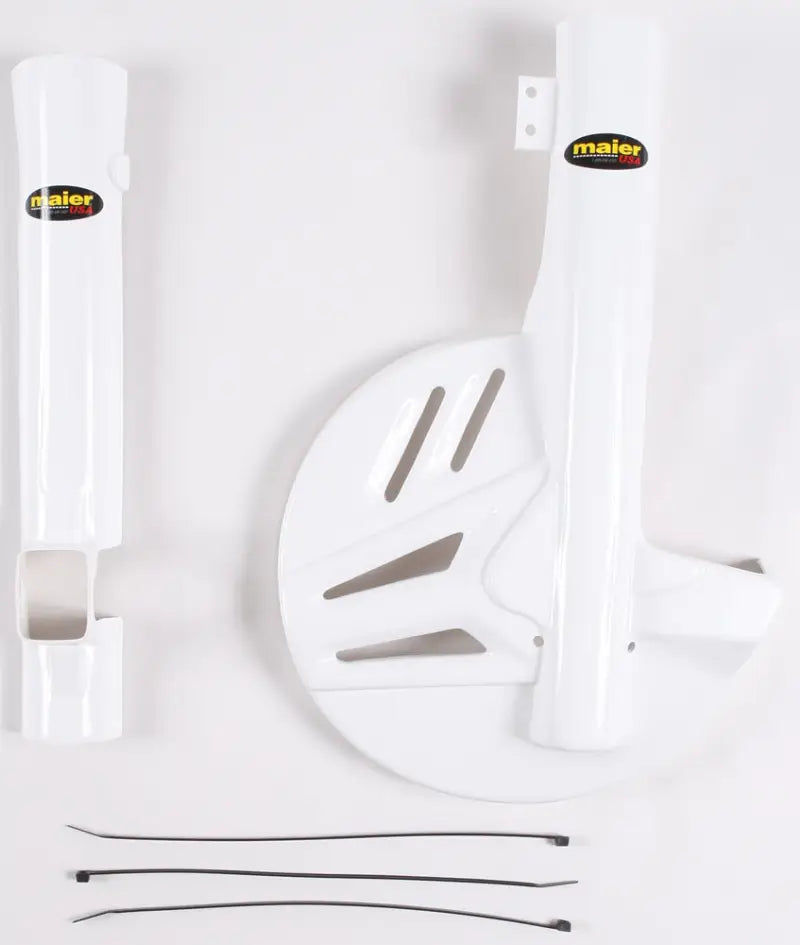 MAIER Fork/Disc Guard White for Powersports