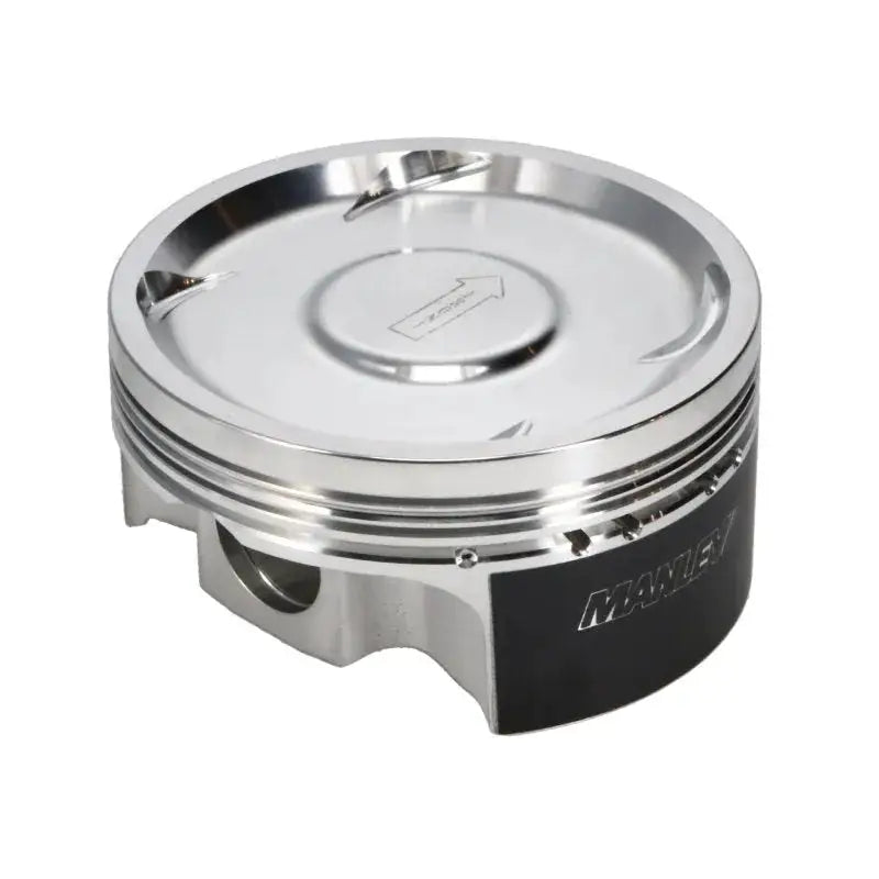 Shiny metal Subaru WRX dish piston for enhanced engine performance