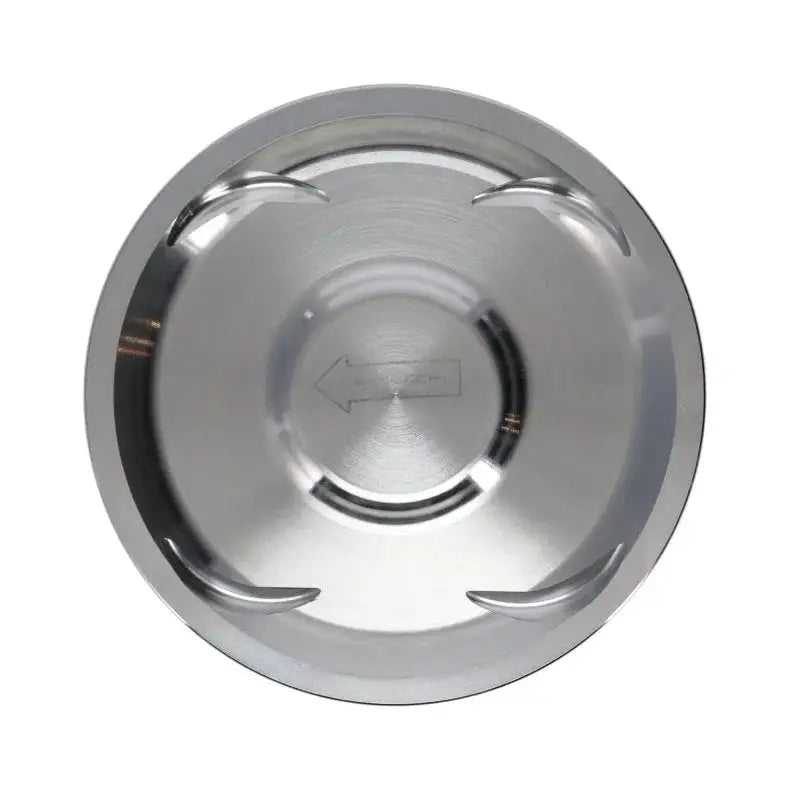 Shiny metal Subaru WRX dish piston for high performance single piston upgrade