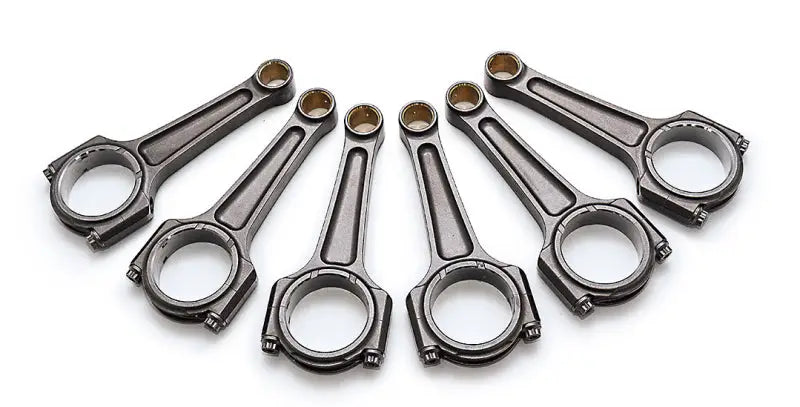 Six connecting rods from Manley Turbo Tuff Pro Series for Nissan VR30DDTT engine