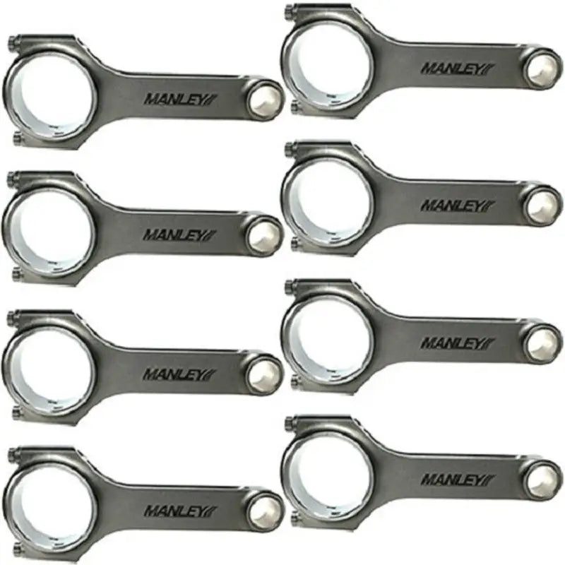 Manley Chrysler 6.1L Hemi H-beam connecting rod set, silver/black