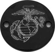CUSTOM ENGRAVING MAR08-63BG M8 Timer Cover Marine Ega Black