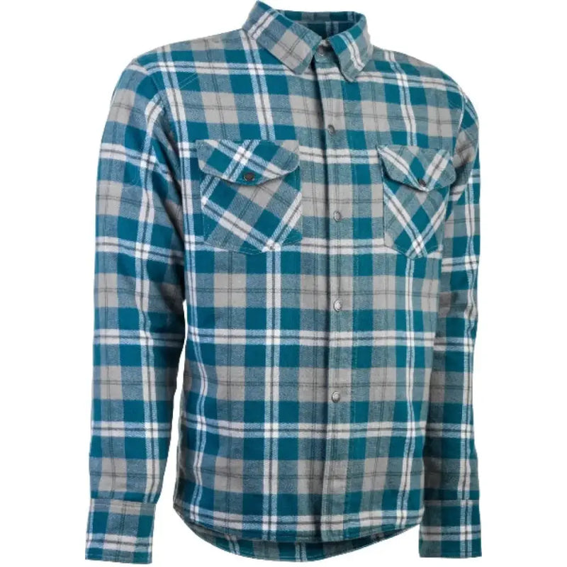 Marksman Flannel Grey/Blue Sm