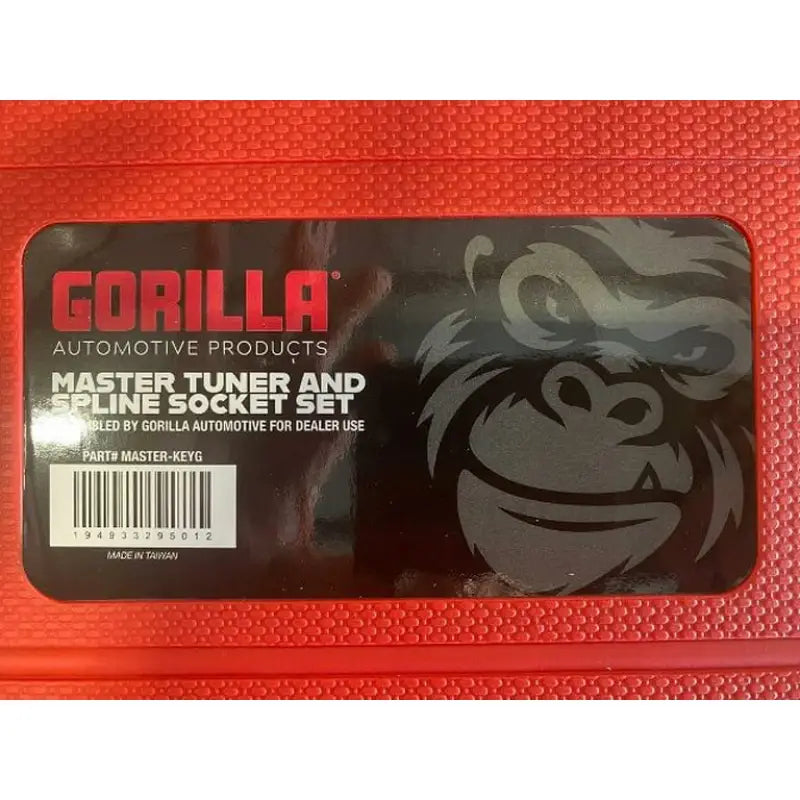 MASTER-KEYG Gorilla Master Set 16 Key Socket-Case - Lug Nut Socket