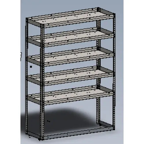 Masterack 027543KP Open-Ended Shelving Modules - End Module 60X43X16