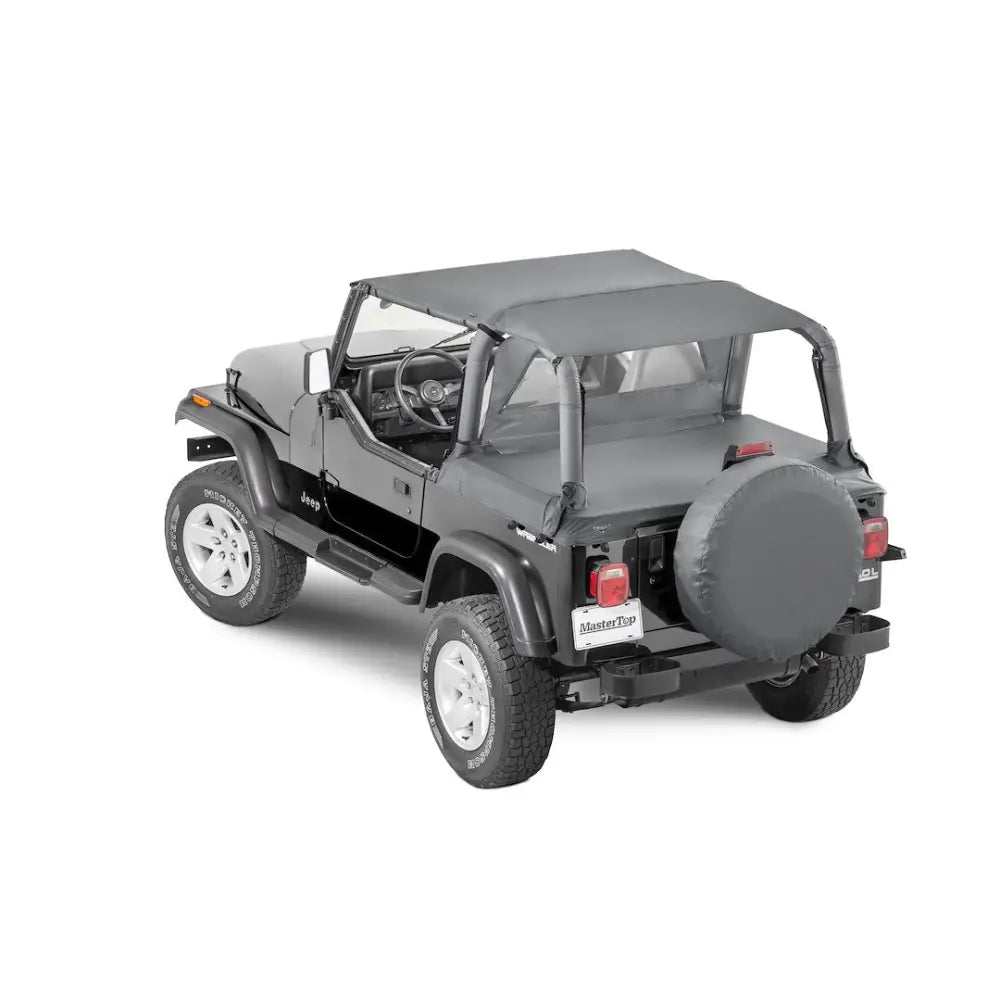 Mastertop No-Drill Installation Bikini Top 14303135 - Bimini Plus 92-95 Wrglr Blkdia