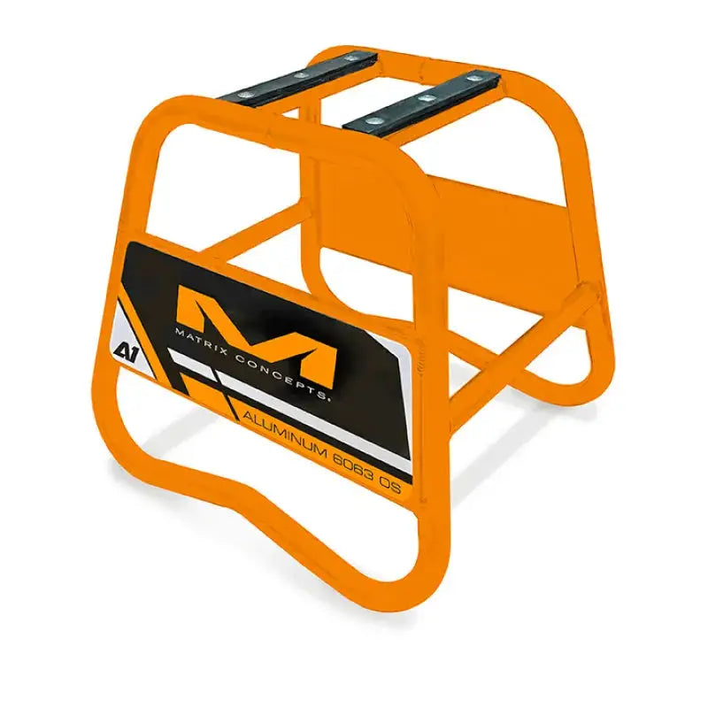 Orange Matrix Concepts A1 Aluminum Stand with black accents