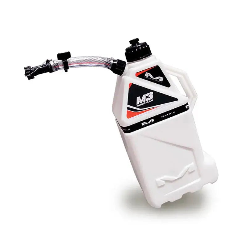 Black Matrix Concepts M3 Utility Can with flexible spout, high-capacity, durable design for racing purposes.