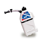 White fuel jug with flexible spout for Matrix Concepts M3 Utility Can RV parts & accessories