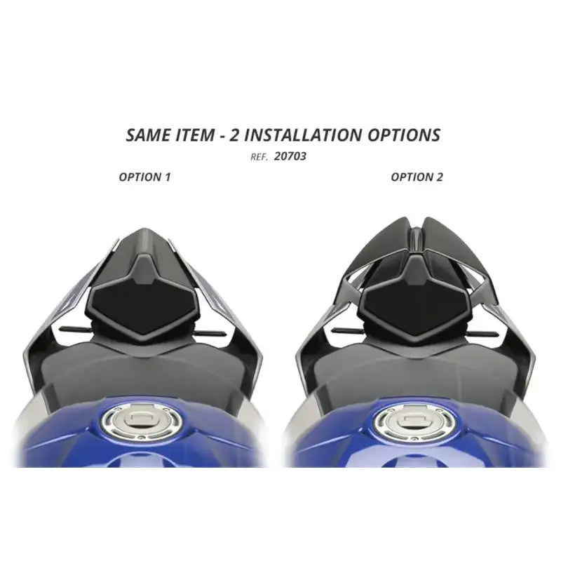Rear Seat Cowl Matt Black Yam - PUIG