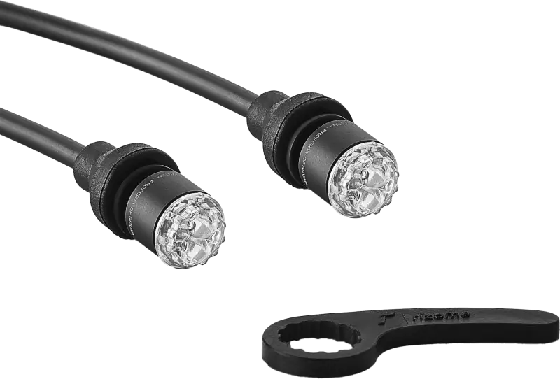 Turn Signal Light Unit Pair Matte Black - RIZOMA