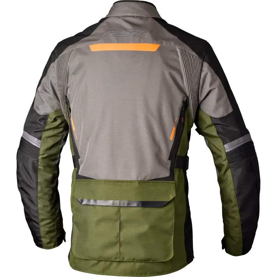 Maverick Evo Ce Jacket Khaki/Grey/Orange Textile Md - RST