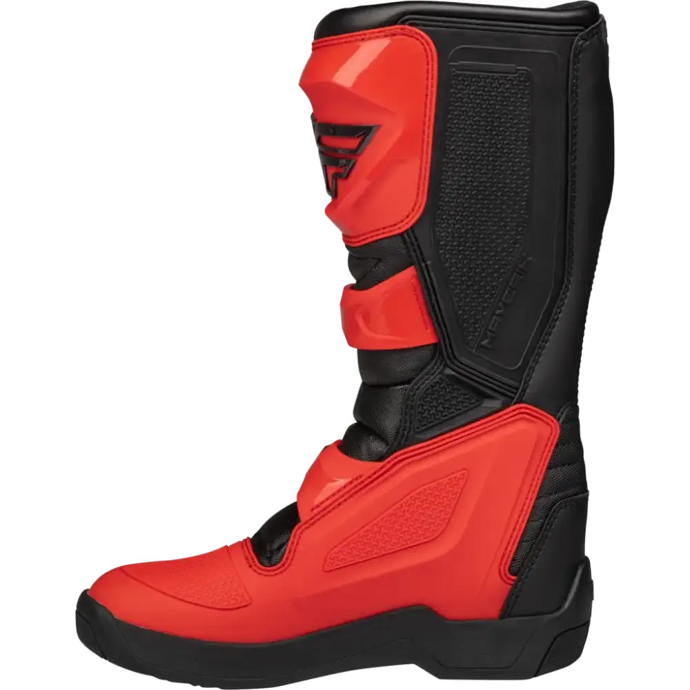 Maverik Lt Boot Red/Black Sz 09 - FLY RACING