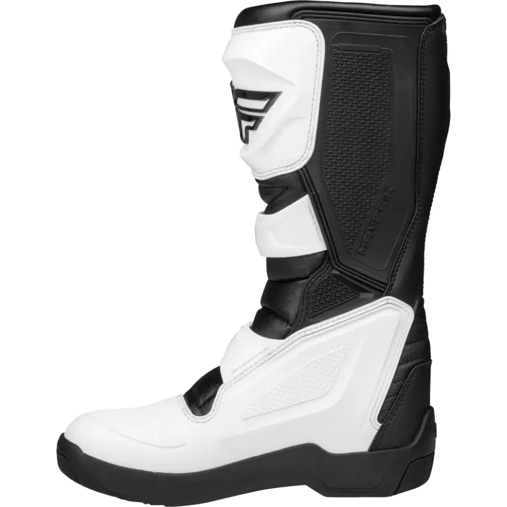 Maverik Lt Boot White/Black Sz 09 - FLY RACING