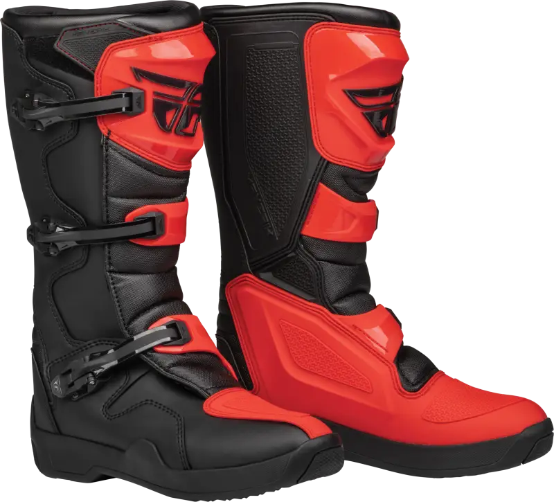 Maverik Lt Boot Red/Black Sz 12 - FLY RACING