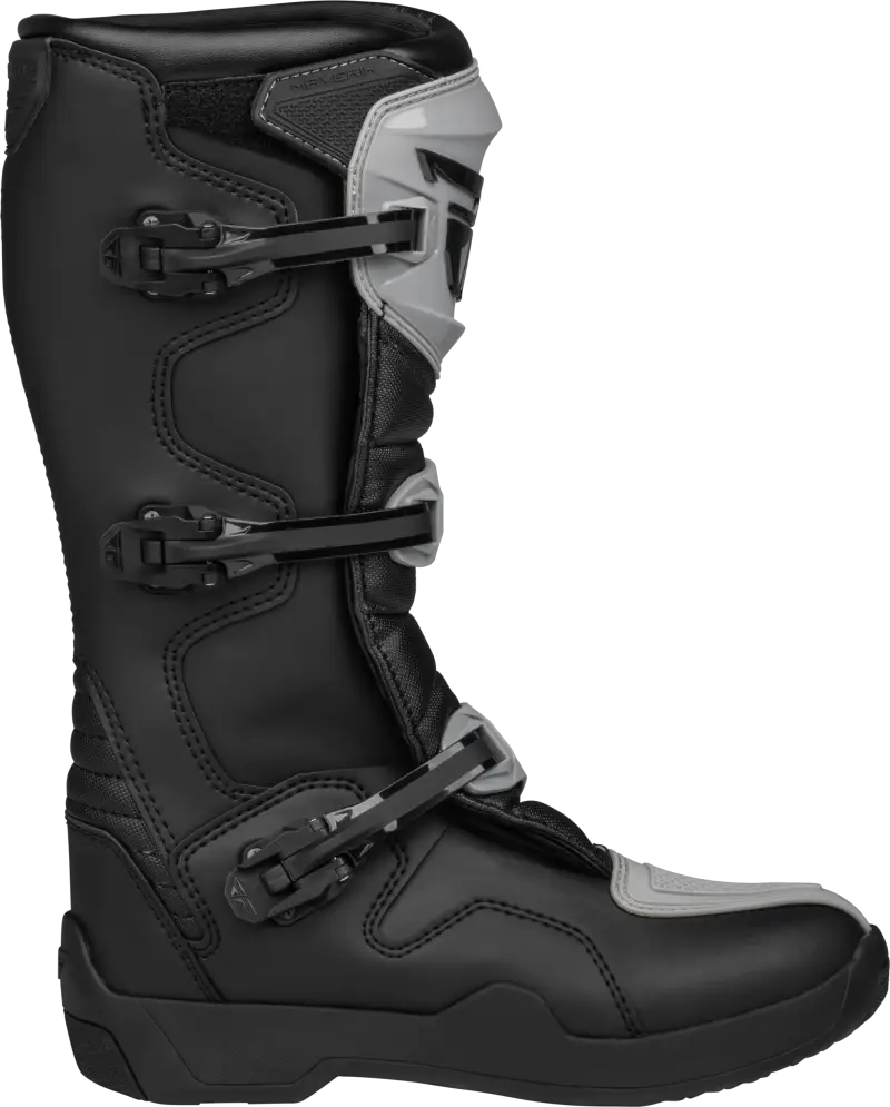 Maverik Lt Boot Grey/Black Sz 08 - FLY RACING