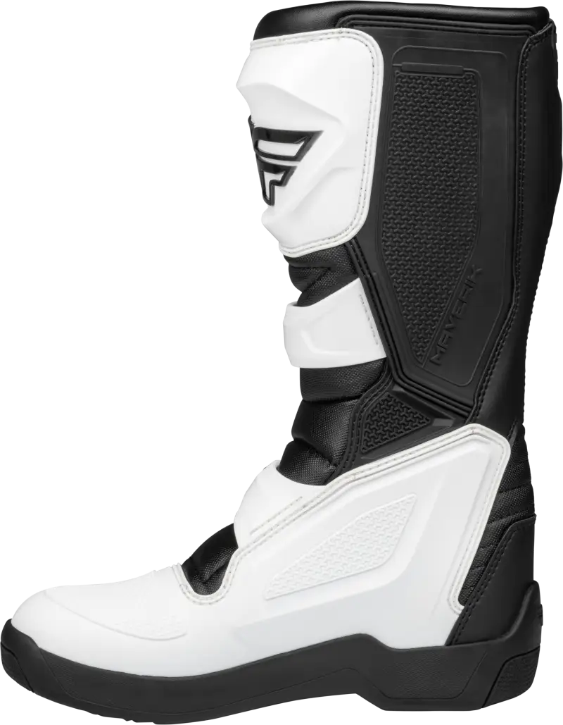 Maverik Lt Boot White/Black Sz 07 - FLY RACING