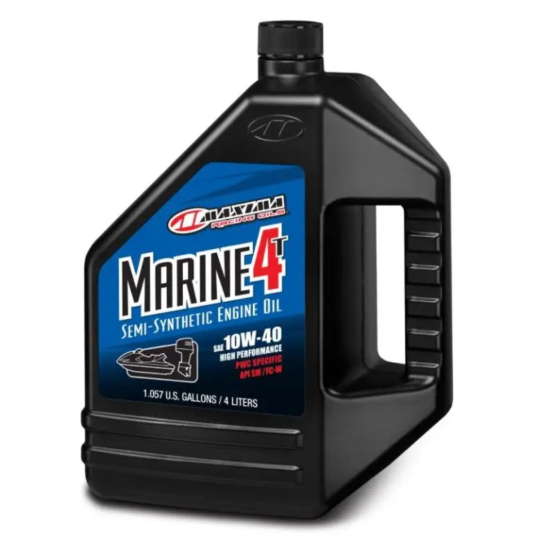 Maxima 30-529128 Maxima Marine 4T Synthetic Blend 10W40 - 4 Liter