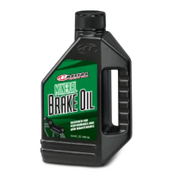 Bottle of Maxima Mineral Brake Oil 16oz, high-quality mineral brake oil for vehicles