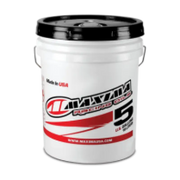 Maxima MTL-XL 2-cycle Transmission 75wt - 5 Gallon pale white container with black lid and red branding.