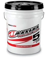 Maxima Performance Auto Pro Gear 75W-140 Full Synthetic Gear Oil - 5 Gal container with Maxima Racing Oils branding.
