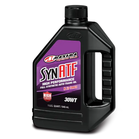 Maxima Performance Auto Synthetic Racing ATF 30WT Full Synthetic Auto Trans Oil - Quart, premium high-performance transmission fluid, No Slip Formula.