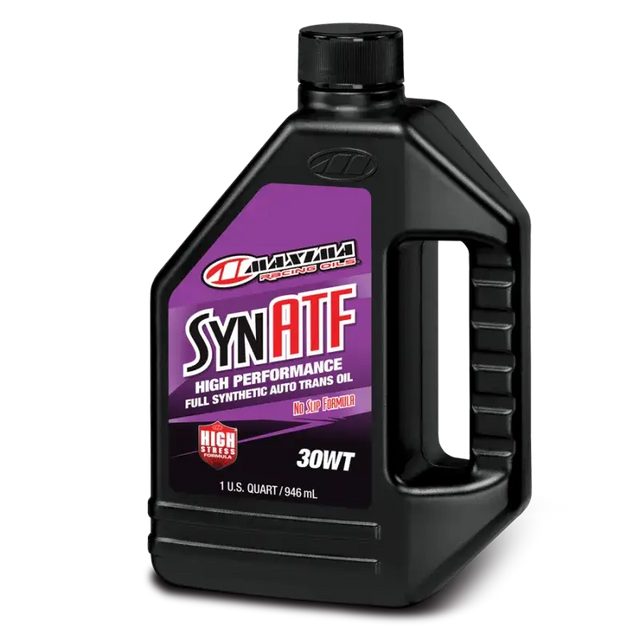 Maxima Performance Auto Synthetic Racing ATF 30WT Full Synthetic Auto Trans Oil - Quart, premium high-performance transmission fluid, No Slip Formula.