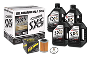 Maxima SXS Can-Am Oil Change Kit 10W-50 Full-Synthetic Maverick X3 - Oils & Filters