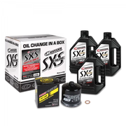 Maxima SxS Quick Change Kit 10W-50 Synthetic w/ Black Filter - Oils & Oil Filters
