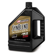 Maxima Synthetic Blend Ester 15w50 - 128oz, premium semi-synthetic engine oil by Maxima Racing Oils, ideal for 4-stroke engines.