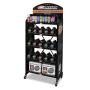 Maxima V-Twin Floor Display Large Metal Shelf - Marketing