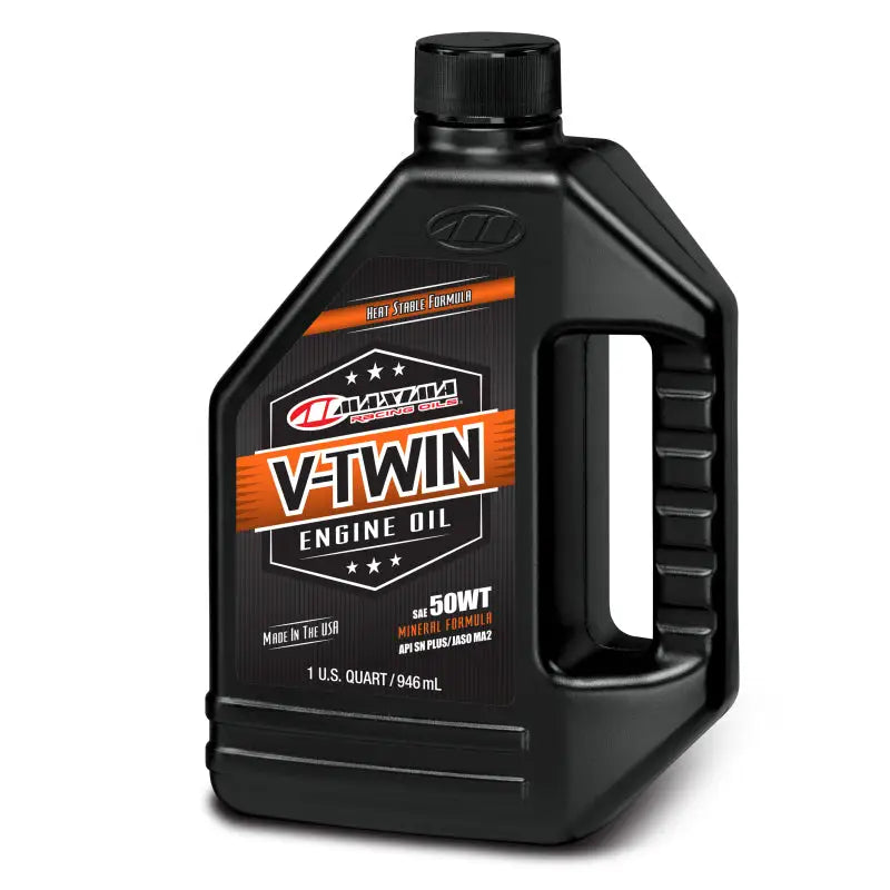 Maxima V-Twin Mineral 50wt - 1 Liter - Oils & Oil Filters