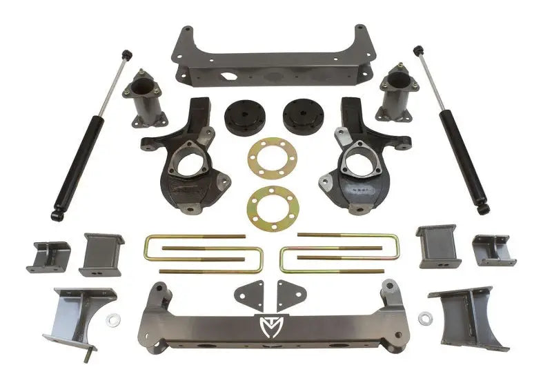 Truck suspension lift kit with 7in MaxPro spindle for GM K1500 4WD trucks