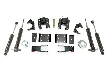 Automotive suspension components for MaxTrac lowering strut kit on GM C/K1500 trucks