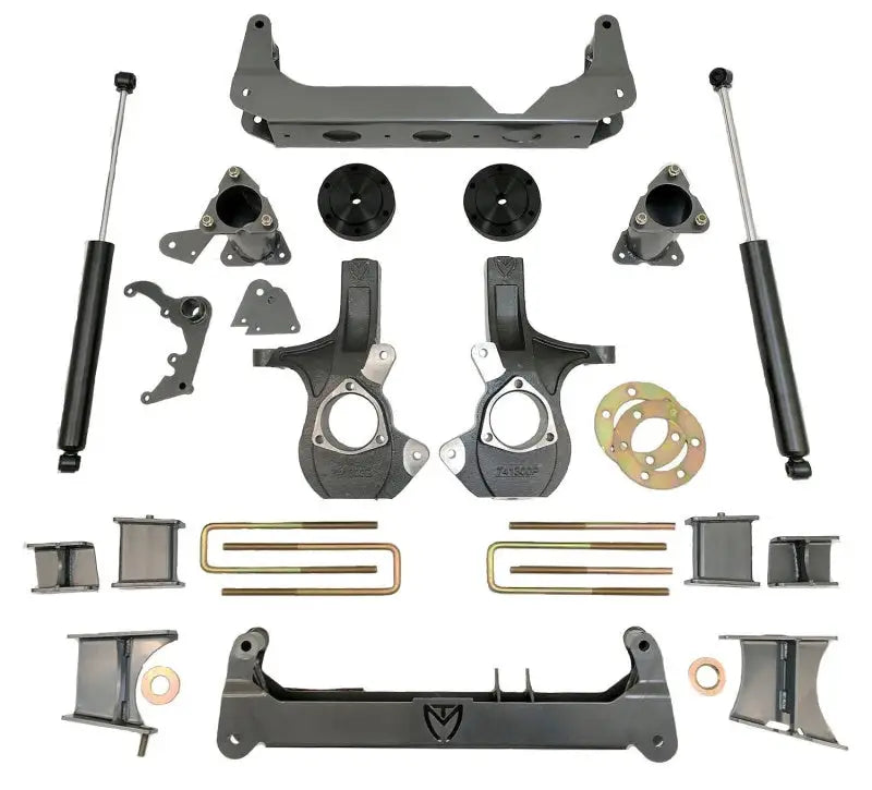 Truck suspension lift kit with 7in MaxPro spindle for GM K1500 4WD upgrade