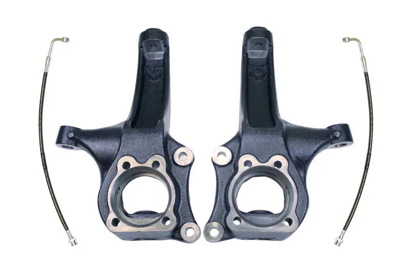 MaxTrac 15-16 Chevrolet Colorado 2WD 4in Front Lift Spindles w/Extended DOT Compliant Brake Lines - 700440