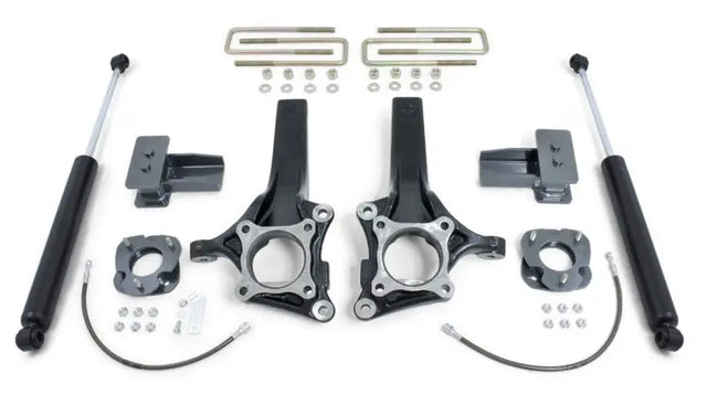 Truck suspension lift kit for Ford F-150 7in 4in MaxPro with MaxTrac shocks