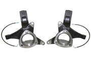 MaxTrac 16-18 GM C1500 2WD 5in Front Lift Spindles w/Extended DOT Compliant Brake Lines - Truck & Automotive