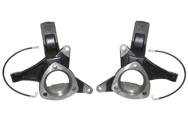 MaxTrac 16-18 GM C1500 2WD 5in Front Lift Spindles w/Extended DOT Compliant Brake Lines - Truck & Automotive
