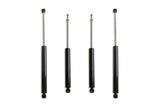Four black and silver shocks for Ford F-250 F-350 4WD maxtrac shocks 943380S