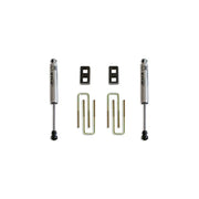 Maxtrac Maintains Factory Ride Quality Lift Kit Component 900420F - Blocks U-Bolt Fox Rear Shocks
