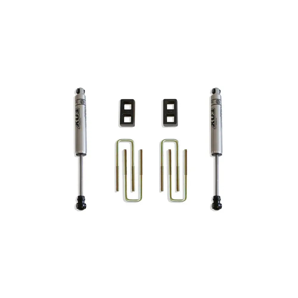 Maxtrac Maintains Factory Ride Quality Lift Kit Component 900420F - Blocks U-Bolt Fox Rear Shocks