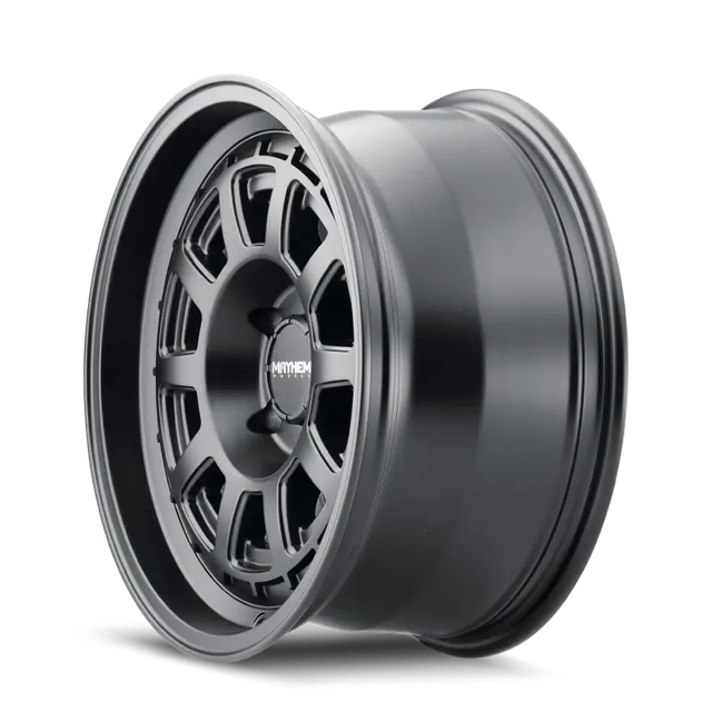 Mayhem 8303 Voyager 15x7 / 5x100 BP / 15mm Offset / 56.1mm Hub Matte Black Wheel - Truck & Automotive