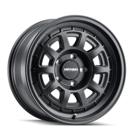 Mayhem 8303 Voyager 15x7 / 5x100 BP / 15mm Offset / 56.1mm Hub Matte Black Wheel - Truck & Automotive