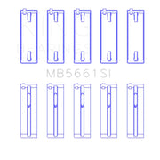 King Engine Bearings MB5661SI MB5661SI King Volkswagen AMB/BYK/BBX (Size STD) Silicon Bi-Metal Aluminum Main Bearing Set