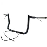 MBBPW-10 C Baggernation 10 Inch Monkey Bagger Bar Prewired Chrome `14-Up Touring - RV and Auto Parts
