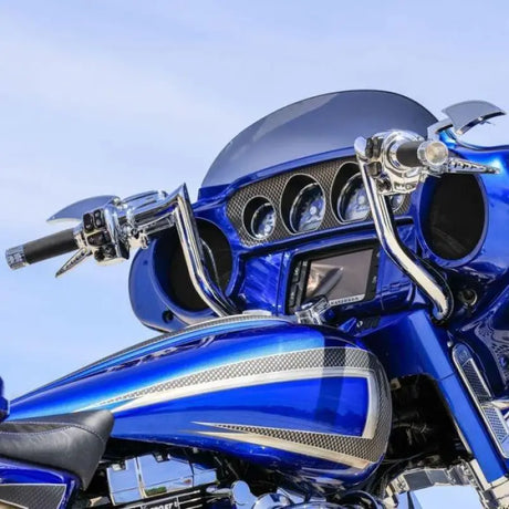 MBBPW-12 C Baggernation 12 Inch Monkey Bagger Bar Prewired Chrome `14-Up Touring - RV and Auto Parts