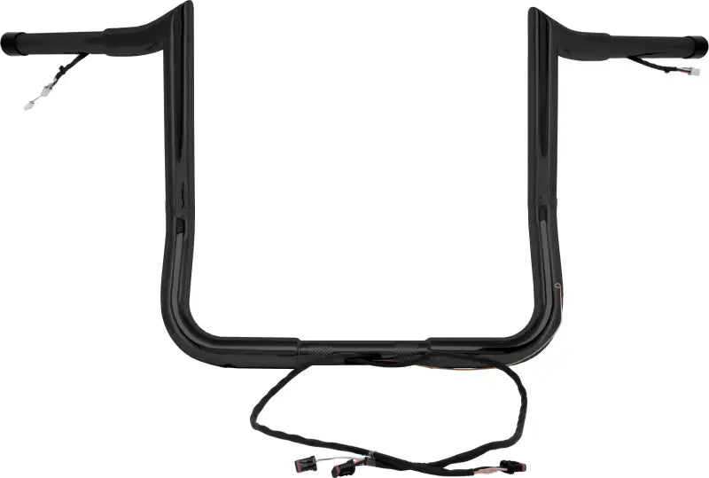 BAGGERNATION MBBPW-14 B 14" Monkey Bagger Bar Prewired Satin Black `14 Up Touring