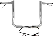 BAGGERNATION MBBPW-14 C 14" Monkey Bagger Bar Prewired Chrome `14 Up Touring